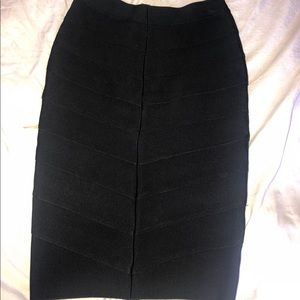 Black Bandage Pencil Skirt